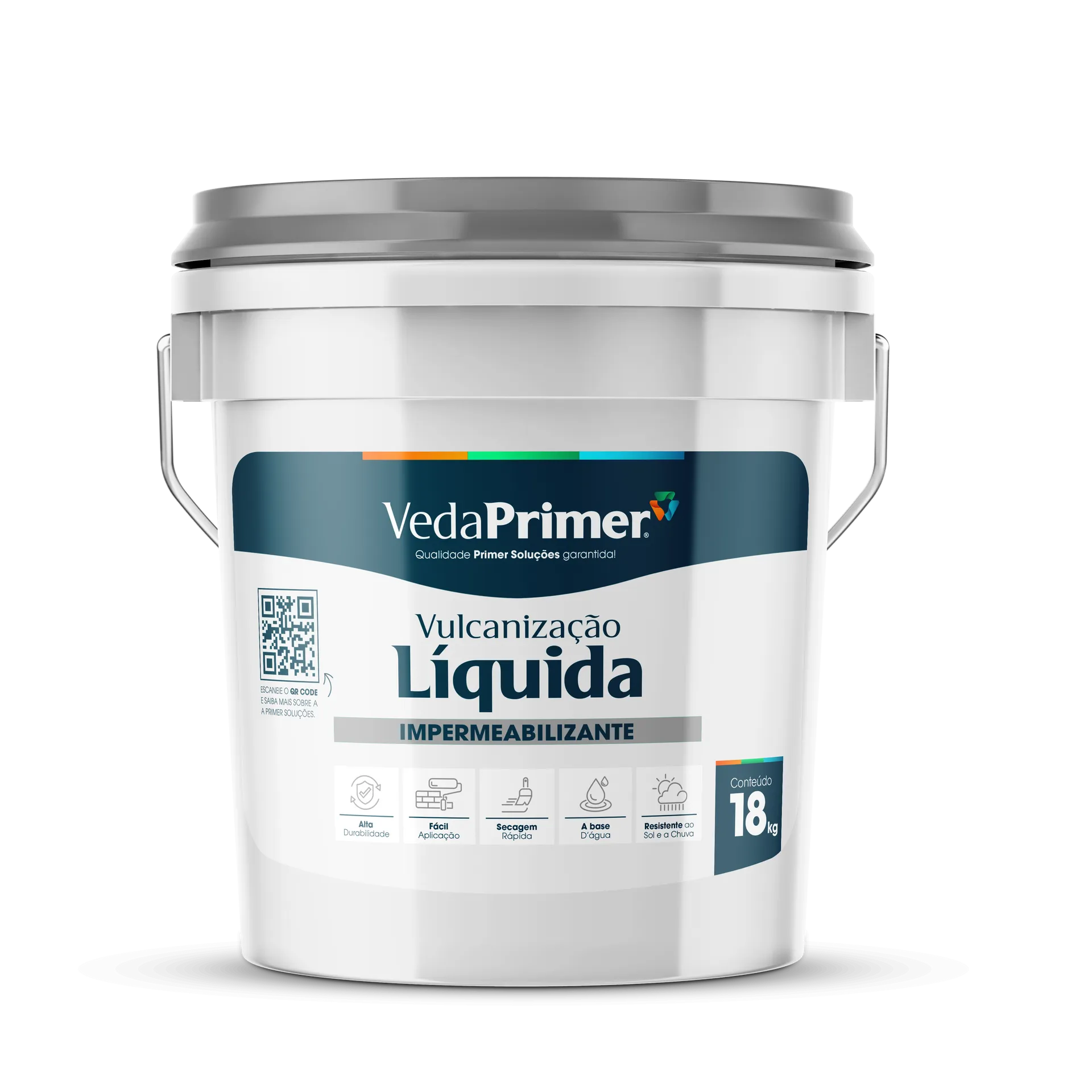 VedaPrimer 18kg — Vulcanização Líquida impermeabilizante